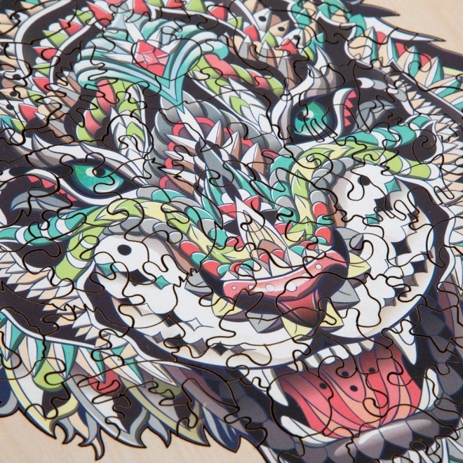 Dřevěné puzzle Tygr 135 dílků