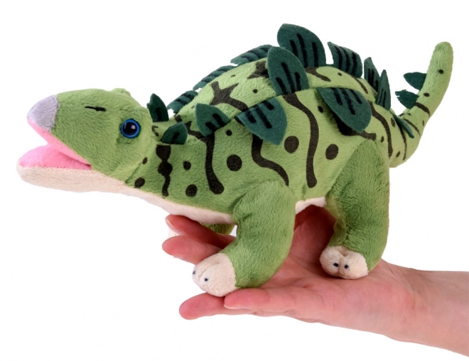 Plyšový dinosaurus stegosaurus zelený 30cm
