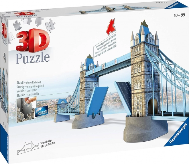 RAVENSBURGER 3D puzzle Tower Bridge, Londýn 216 dílků