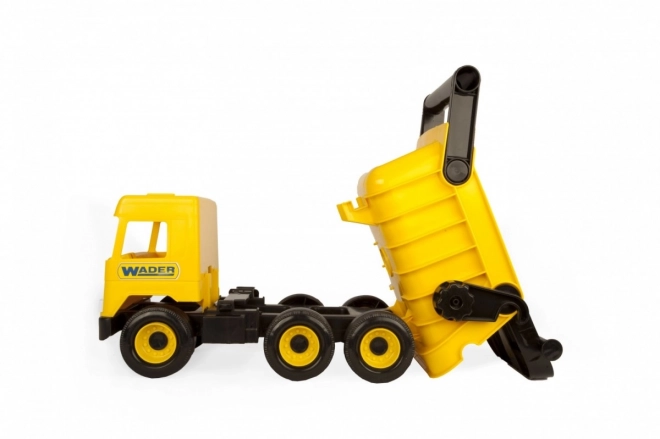 Žlutý sklápěč Middle Truck 38 cm v krabici