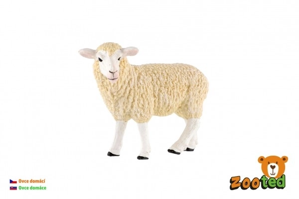Plastová figurka ovce domácí 8cm