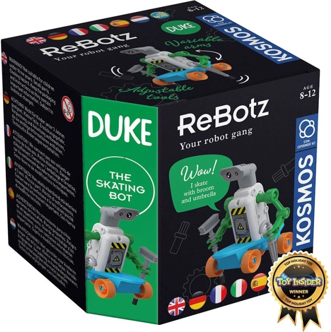 Robotická hračka Duke na skateboardu od Kosmos