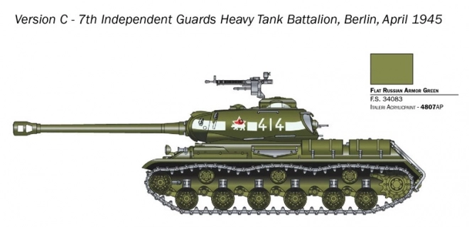 Plastikový model Josif Stalin JS-2 1/56