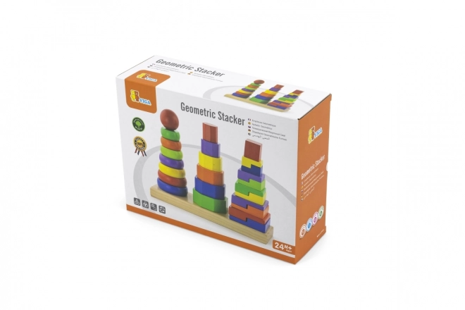 Dřevěná skládačka pyramida
