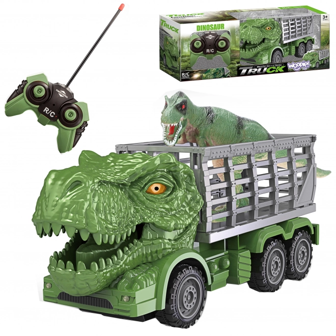 Zelený zdaleka řízený vůz Dino Woopie