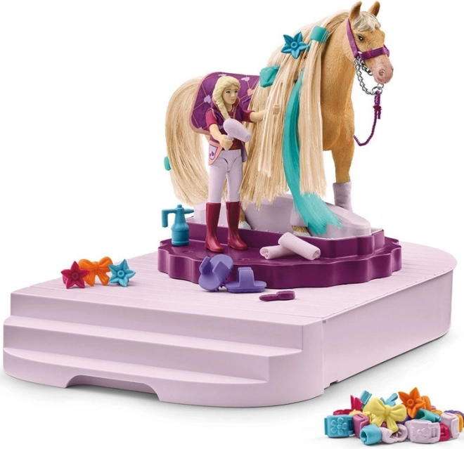 Otáčecí stanice na péči o koně Schleich Horse Club Sofia's Beauties