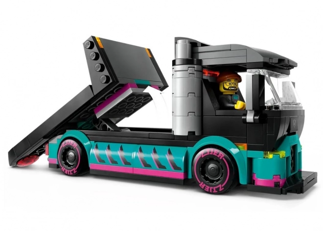 LEGO® City 60406 Kamión se závodním autem
