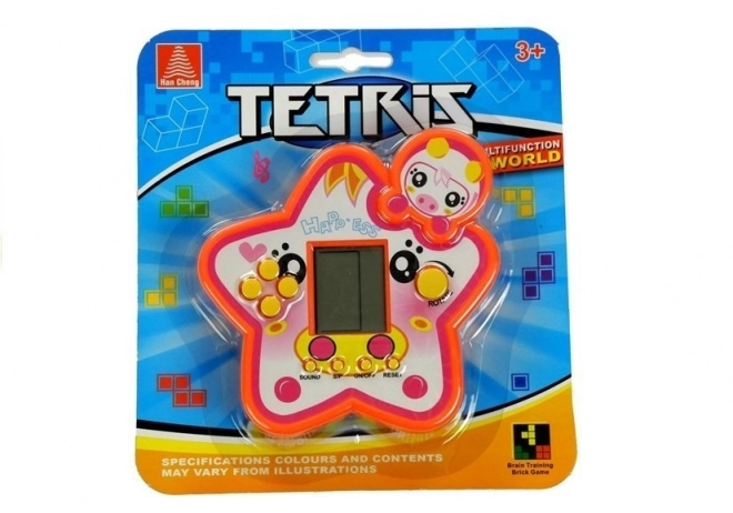 Elektronická hra Tetris hvězda červená