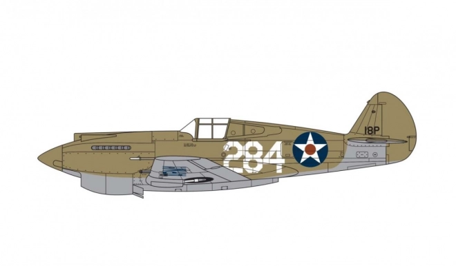 Model k sestavení Curtiss P-40B Warhawk