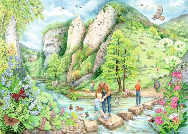 Puzzle Procházky Dovedale 1000 dílků