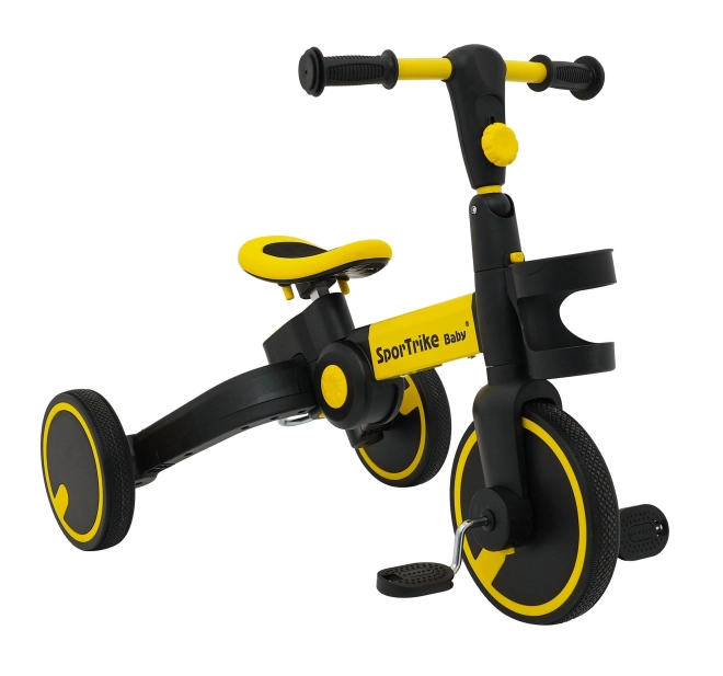 Dětské odrážedlo Happy Bike 3v1 – Žluté