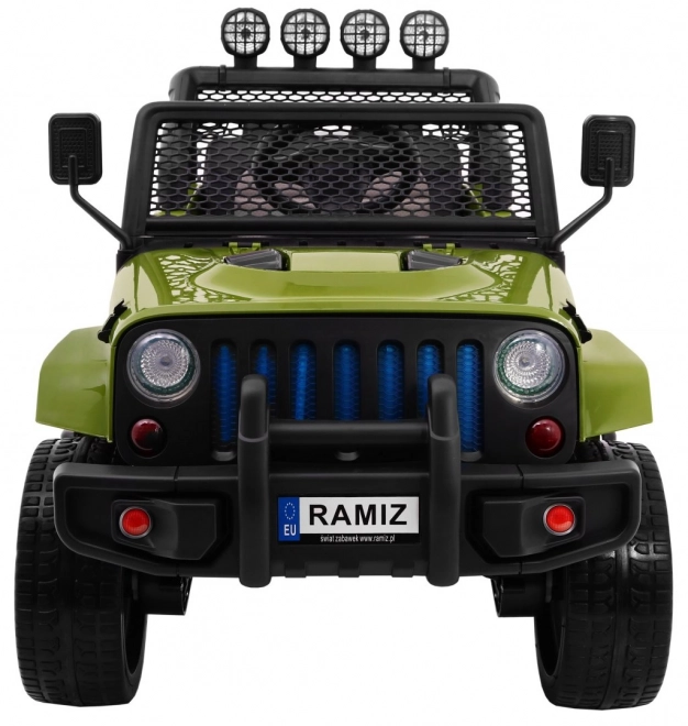 Terénní auto Raptor Drifter Green + Dálkové ovládání + Pohon 4x4 + Úložný prostor + Pomalý start + MP3 LED dioda