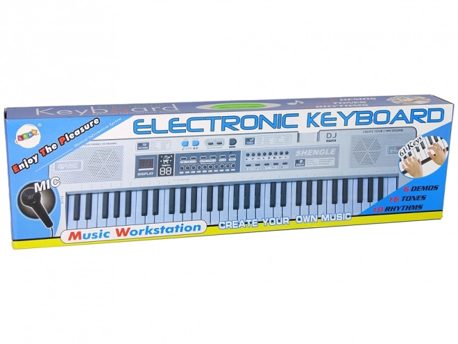Keyboard s mikrofonem 61 kláves