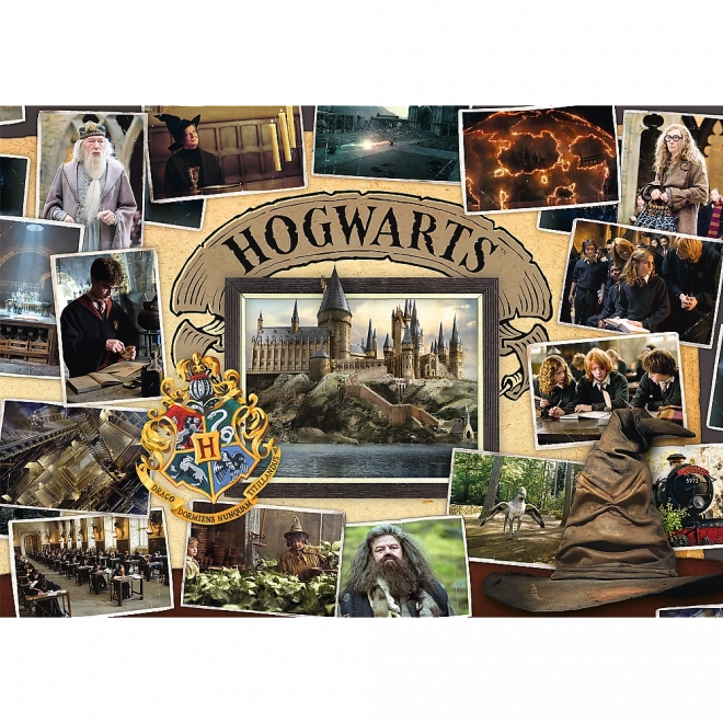 TREFL Puzzle Harry Potter: Turnaj tří kouzelníků, Famfrpál a Bradavice 400 + 500 + 600 dílků