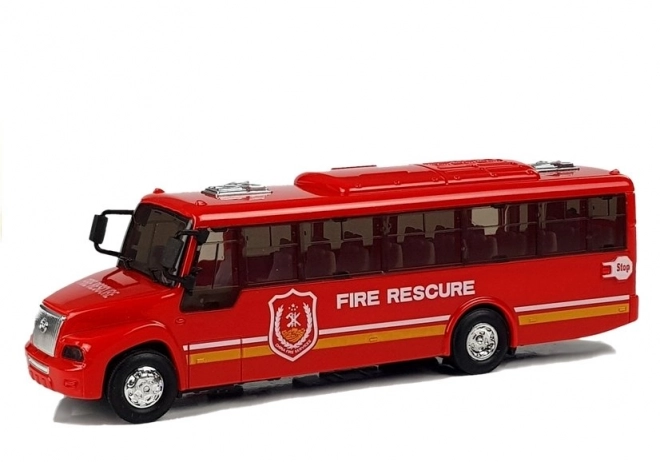 Model Hasičský autobus Světla červená