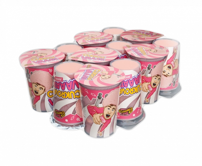 Jahodová cukrová vata Tary Sweets