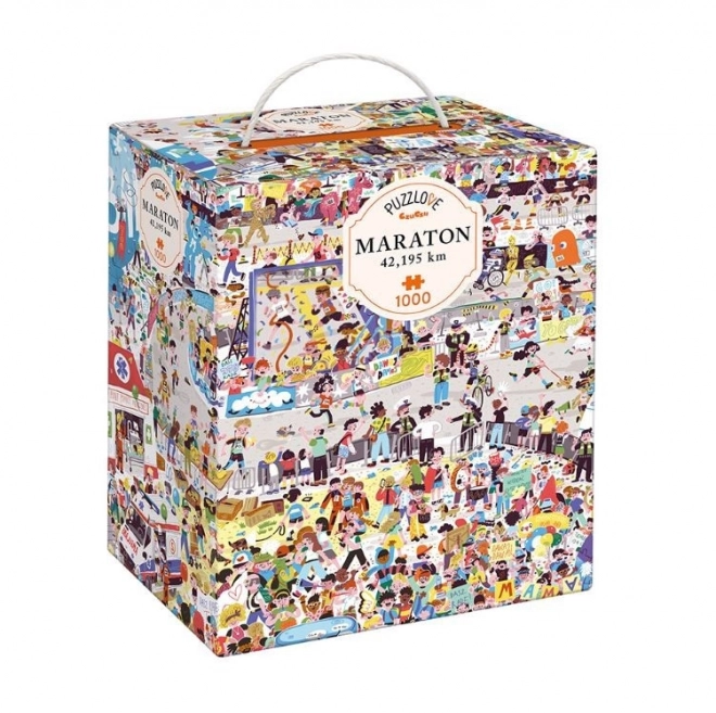 Puzzle Puzzlove Marathon 42.195 km 1000 prvků