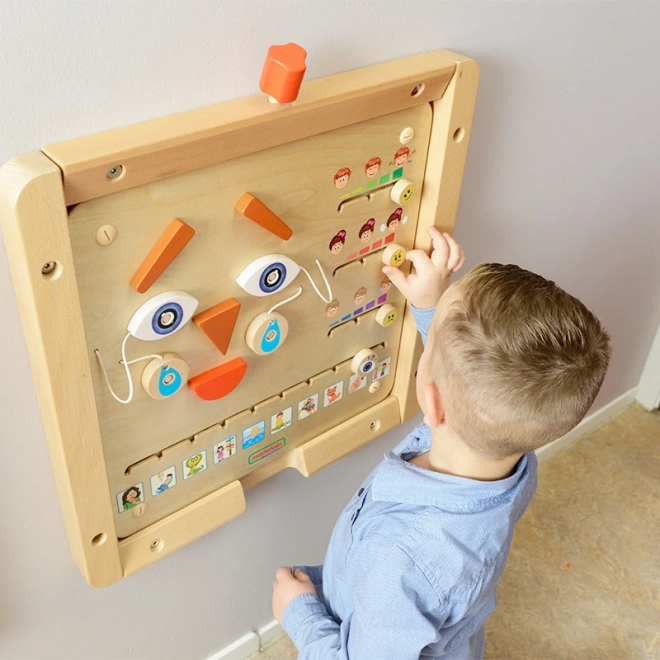 Masterkidz edukační tabule Jak se cítíš? Učení emocí Montessori