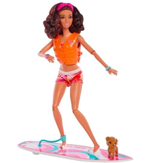 Barbie surfařka s doplňky
