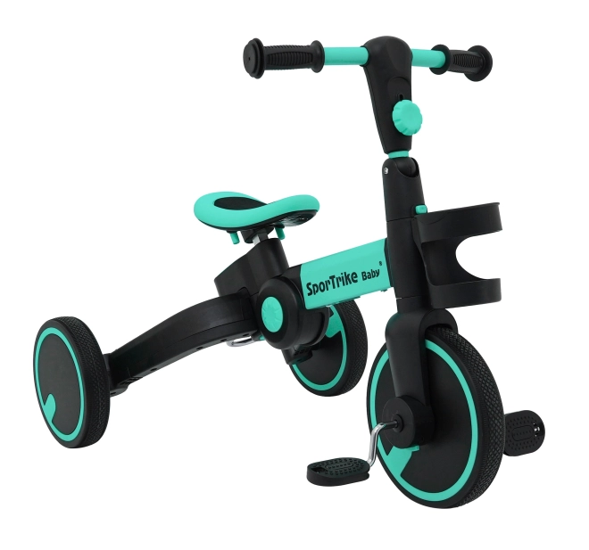 Dětské odrážedlo Happy Bike 3v1 – Tyrkysové