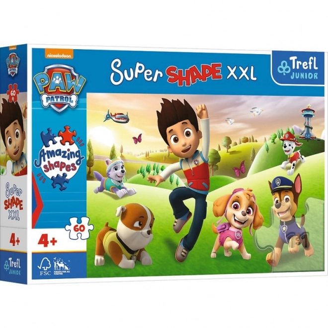 Puzzle Tlapková patrola 60 XXL Super Shape