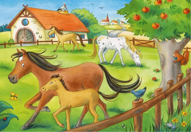 Dva farmářské motivy plné barev