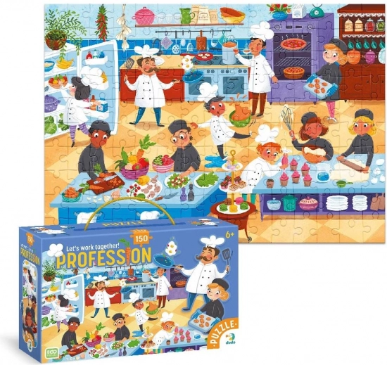 Puzzle DODO Povolání Kuchař 150 dílků