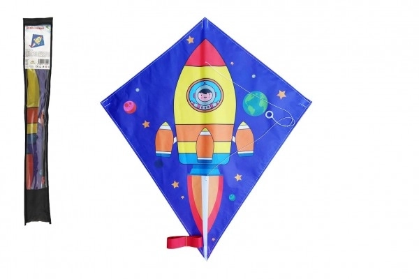 Létající drak Kosmická raketa 70x60 cm