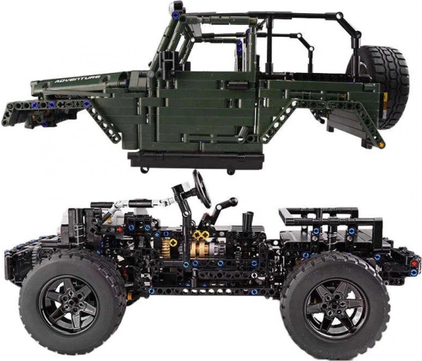 Odnímatelná karoserie a detailní podvozek