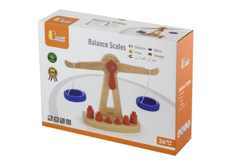 Dřevěná balanční váha pro děti Viga