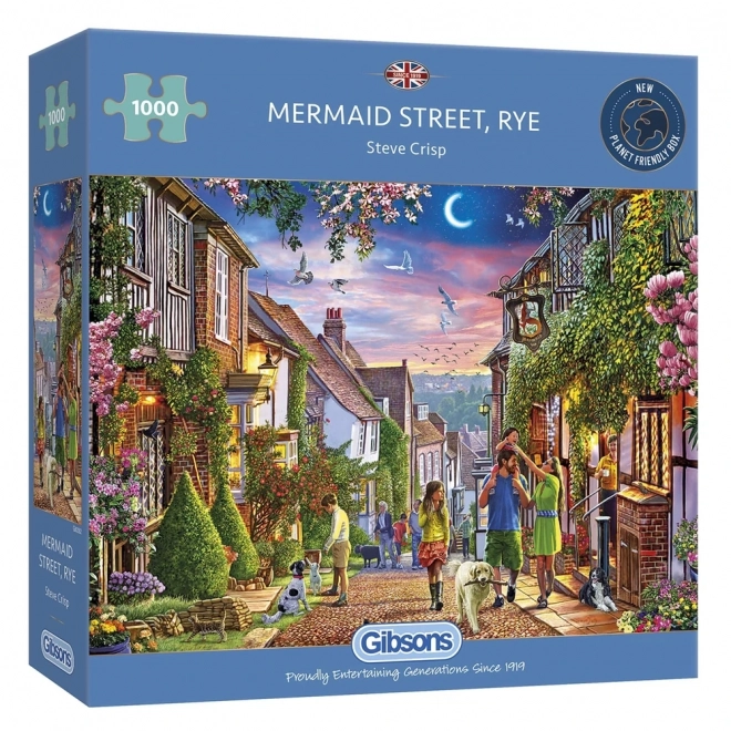 GIBSONS Puzzle Mermaid Street, Rye 1000 dílků