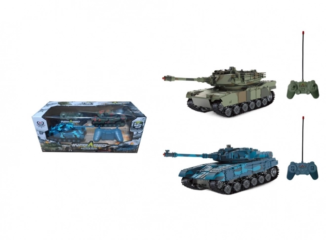 RC tank s infračerveným systémem