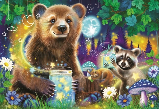 Puzzle Kamarádi z kouzelného lesa