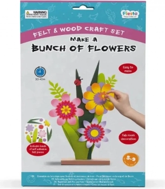 Fiesta Crafts Kreativní sada 3D skládačka Kytice