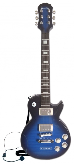 Rocková kytara elektronická Gibson s head setem
