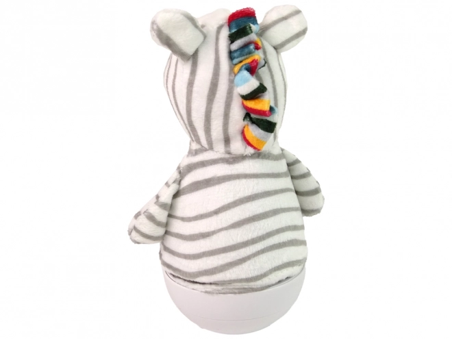 Dětská houpací zebra s lampičkou a melodií