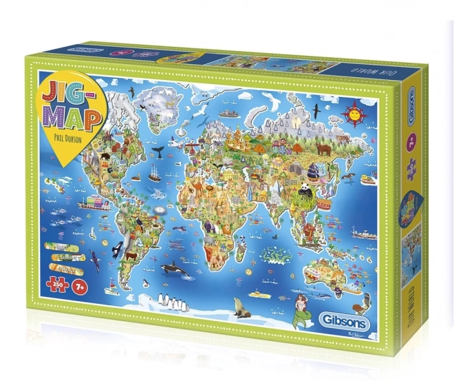 Vzdělávací puzzle Náš svět 250 dílků