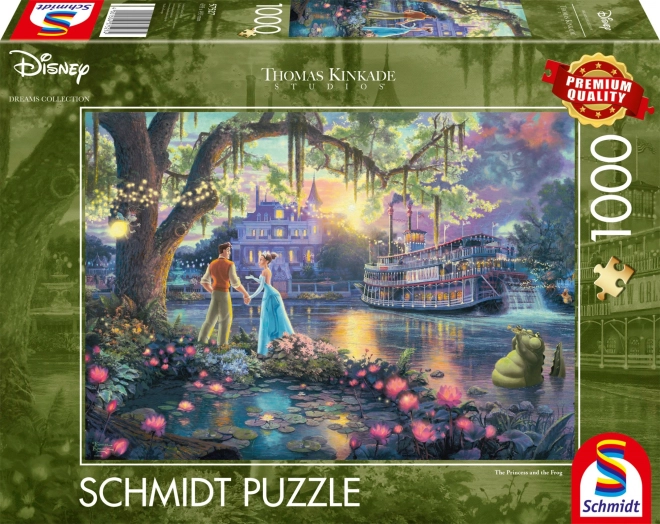 Puzzle princezna a žabák 1000 dílků
