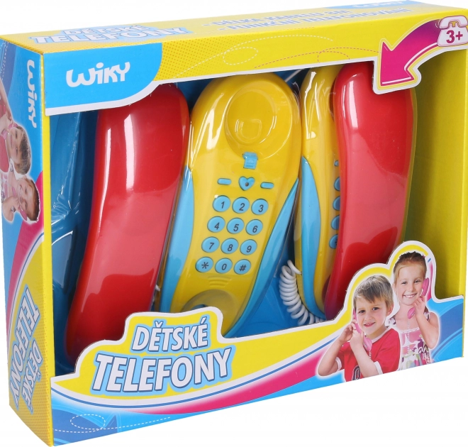 Dětské drátové telefony do pokojů