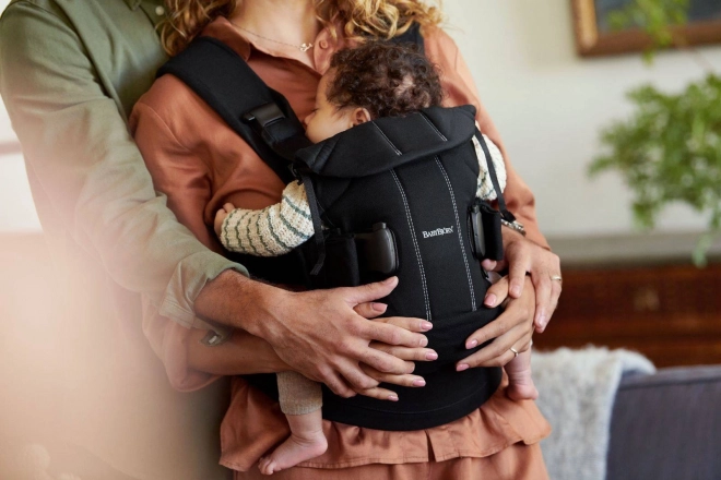 Dětské nosítko BABYBJORN ONE, Béžová/Leopardí – Černá