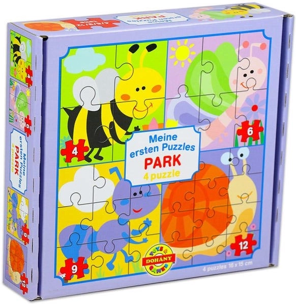Puzzle Dopravní prostředky 4v1 od Dohány