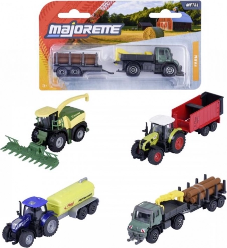Farmářské kovové vozidlo 13 cm – 4 druhy