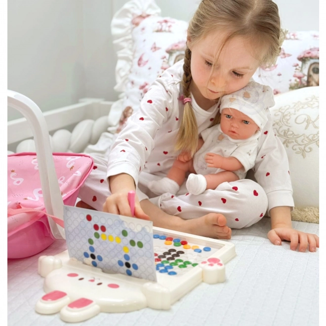 Magnetická tabule pro děti Montessori MagPad Králík
