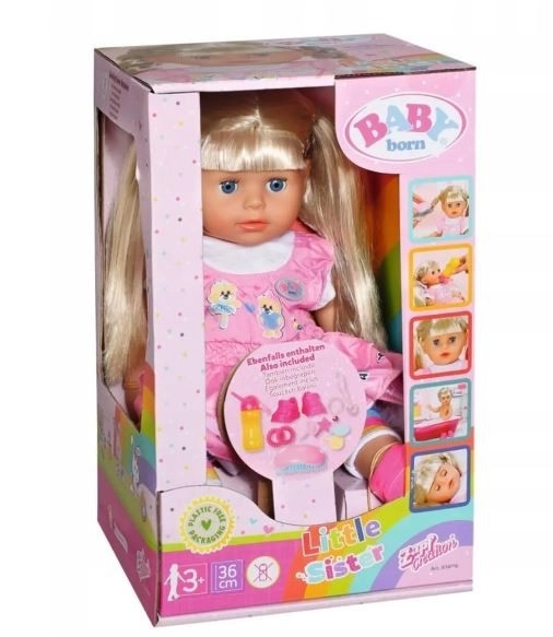 Panenka Baby Born Nursery Sister 36 cm