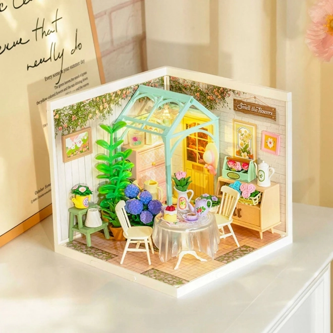 Miniaturní domeček - útulná jídelna