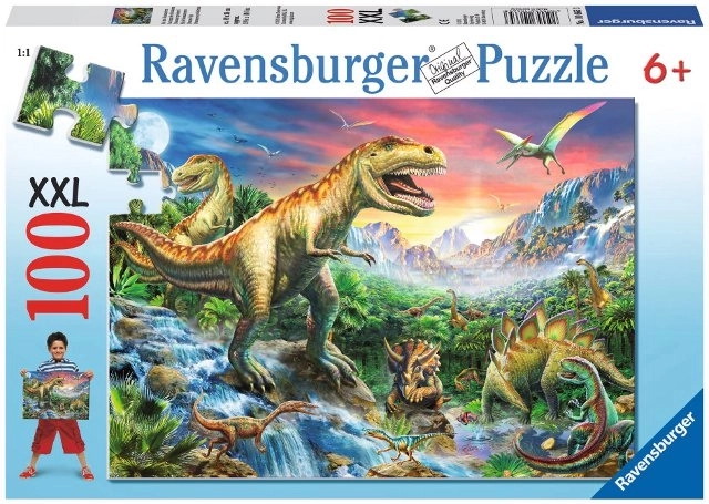 Ravensburger puzzle Dinosauří věk 100 dílků