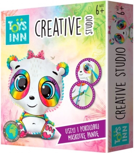 Kreativní sada na šití a vybarvování – panda