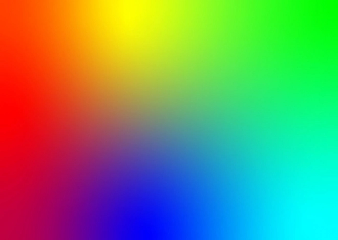 Puzzle barevný duhový gradient