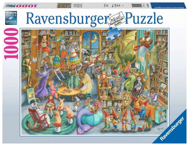 Puzzle 2D 1000 Ravensburger Sever v knihovně