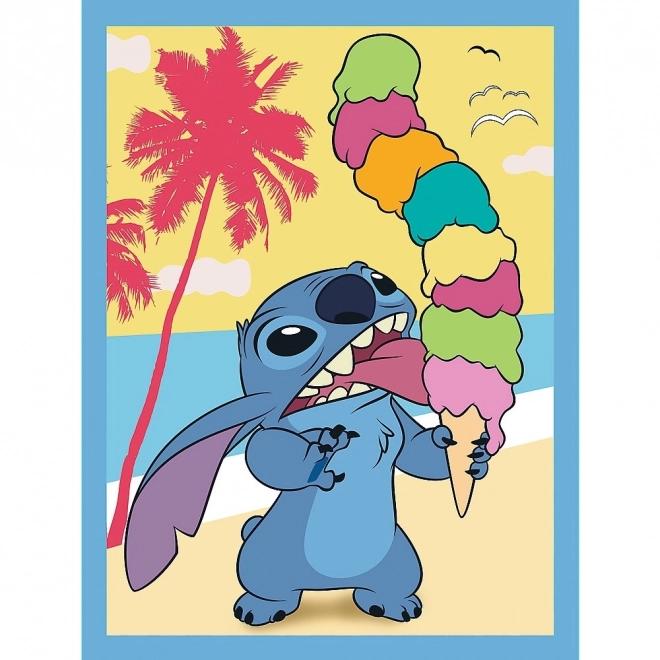 Puzzle 2v1 memoáry Lilo a Stitch